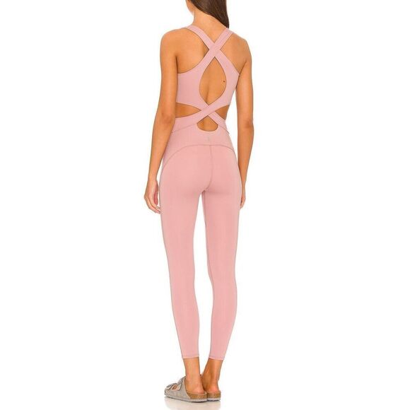 FP Movement OB1449134 Women Sz XS Mauve Swoon Back It Up One Piece Jumpsuit - Picture 13 of 13
